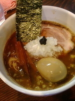 「焦がし醤油味玉」@麺屋たつみ 喜心 秩父店の写真