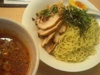 「5月限定 ちょびっと辛い塩つけ麺 まんぼぉ風（780円）」@らあめん工房 まんぼぉの写真