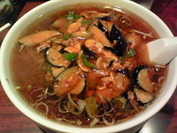 「なす辛子そば」@ハトポッポの写真