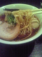 「中華そば+味玉」@BASSO ドリルマンの写真