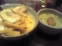 「とんこつ魚介つけめんチャーシュー（大盛）+メンマ」@三代目 ◯助 MARUSUKEの写真