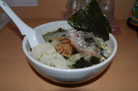 「市川名産海苔ラーメン大盛」@魂麺の写真