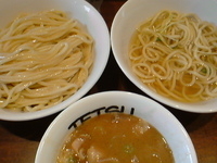 「つけあつ（+大盛り、+味玉）900円+50円+100円=1,05」@つけめんTETSU 千駄木本店の写真