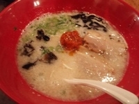 「赤丸かさね味（800円）（硬め）」@一風堂 西通り店の写真