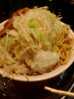 「ミニラーメン（640円）」@麺屋 婆娑羅の写真