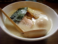 「一指禅らーめん、味玉」@一指禅 上福岡店の写真