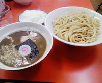 「肉つけぶと（+半ライス）」@中華そば ふくもりの写真