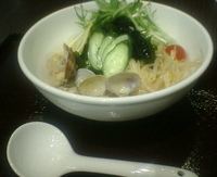 「冷しアサリらあめん」@麺屋 海神の写真