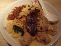 「限定 ホワイトカリー麺（900円）+白めし（100円）」@麺屋武蔵 江戸きんの写真