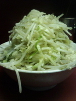 「小ラーメン（ニンニク・ヤサイ）」@ラーメン二郎 桜台駅前店の写真