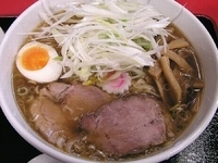 「ちよ三らーめん（さらしネギトッピング）」@拉麺屋ちよ三の写真