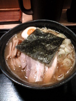 「つけ汁らーめん（醤油）:700円」@つけ麺 さとうの写真