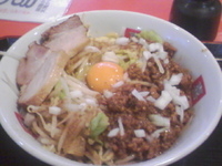 「肉味噌和えそば（通常850円、今回クーポンを使用して750円）」@万丈軒の写真