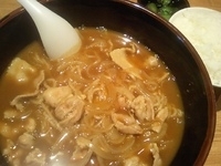 「カレーラーメン+ライス小（735円+105円）」@ほくしん 柏豊四季店の写真