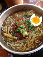 「焦がし醤油ら～めん大盛り」@和風らーめん 凪の写真