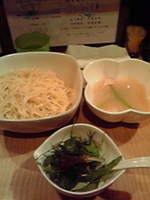 「5月限定 つけめん春味 あさりと春野菜風味」@菜の写真