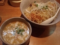 「限定 濃厚鶏白湯スペシャルカレーつけ麺（950円）（大盛無料、タ」@麺や 福一の写真