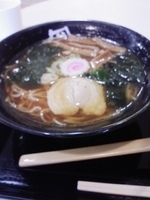 「得朝ラーメン 500円  ごはん（小）」@らあめん花月嵐 KEYAKI WALK maebashi店の写真