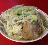 「大豚 アブラ ニンニク」@ラーメン二郎 千住大橋駅前店の写真