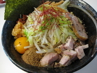 「≪数量限定20食≫まぜそば￥500（メルマガクーポン使用）」@らーめん・つけめん 満帆 太田本店の写真