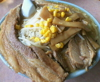 「味噌らーめん￥650 + モヤシ￥50 + チャーシュー×2 ￥」@サッポロラーメン羆 龍舞店の写真