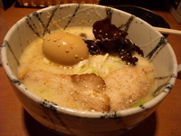 「味玉塩ラーメン、玉子掛けご飯（クーポン）」@風来居 大宮店の写真