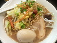 「野菜ラーメン+味玉（750円+100円）」@平九郎Rの写真