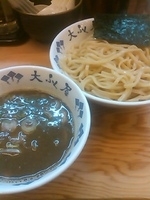 「重厚つけそば+豚骨カレー」@重厚煮干中華そば 大ふく屋 十条店の写真