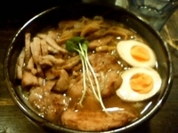 「特製らーめん 900円 +大盛り100円 （チャーシュー増量+味」@燈の車の写真