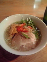 「塩らーめん+炙りチャーシュー」@麺工房 山久の写真