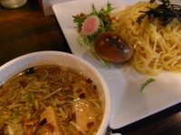 「つけ麺（塩）+薫玉」@<真>卓朗商店の写真