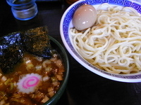 「つけ麺+煮玉子」@自家製中華そば 麺 まる井の写真
