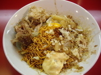 「特製まぜそば全増し」@ジャンクガレッジ 東大宮店の写真