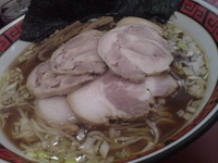 「特製中華そば（大盛り）」@中華そば 華丸の写真