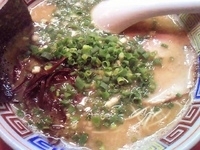 「01 長浜らーめん+替玉」@ハングリードラゴンの写真