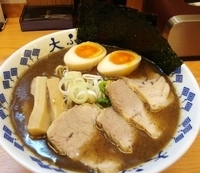 「重厚中華そば+全得盛」@重厚煮干中華そば 大ふく屋 草加店の写真