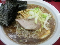 「ネギセロリラーメン+大盛」@ラーメン子安の写真