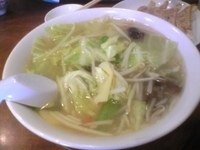 「野菜タン麺+餃子」@らーめん食堂 三点中華 新栄町店の写真