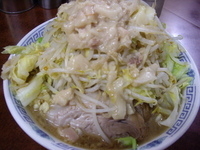 「小ラーメン全増し」@ラーメン二郎 めじろ台法政大学前店の写真