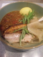 「キーマカレー和えそば 850円」@麺や 武蒼の写真