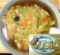 「桜華ラーメン+餃子+ビール」@桜華飯店の写真