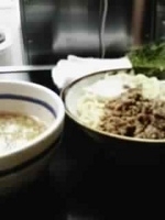 「うま辛つけ麺」@山勝角ふじ 南流山店の写真