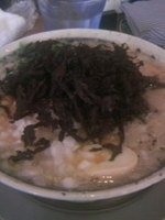 「岩のりちゃっちゃ麺」@らーめん 侍元の写真