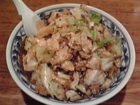 「キャベツひき肉炒めラーメン 500円（Bランチ）」@中華シゲタ マルエツ六ッ川店サニーロード内の写真