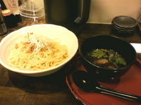 「鴨だしつけ麺（大）」@二代目拉麺 㐂はるの写真