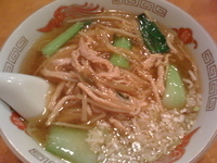 「ザーサイ入りあんかけそば（￥680）」@中華料理  蘭蘭の写真