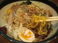 「まぜそば800円」@こだわる味噌らーめん 極の写真