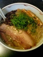 「塩煮干しらーめん（大盛」@麺や Bar 渦の写真