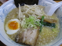 「とんこつ味噌680円（こってりで注文）」@ラーメン 利尻 北茨城本店の写真