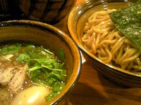 「味玉肉入りつけ麺大盛」@麺屋 えん寺の写真